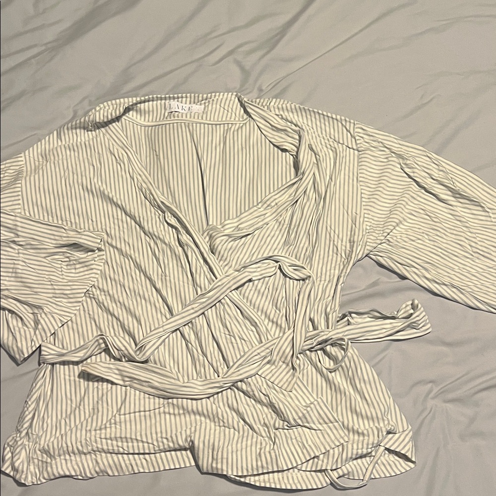 Lake pajama wrap top